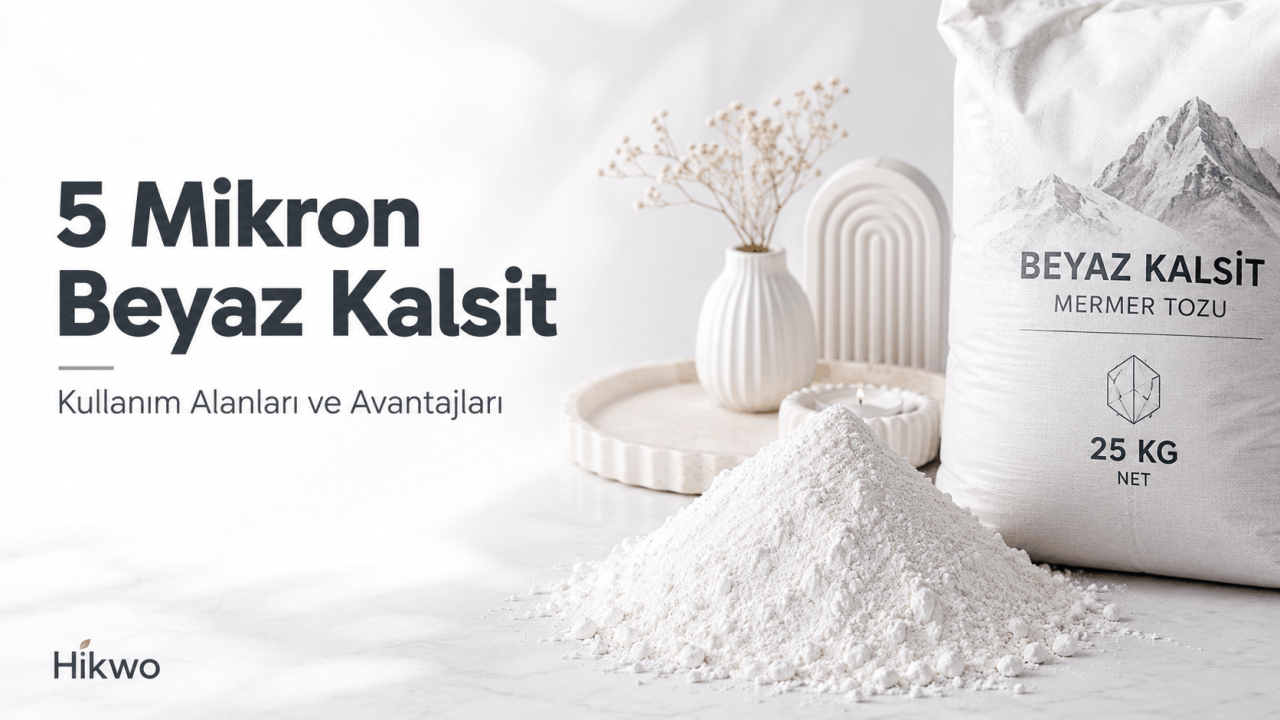 5 Mikron Beyaz Kalsit Nedir? Kullanımı ve Avantajları | Hikwo