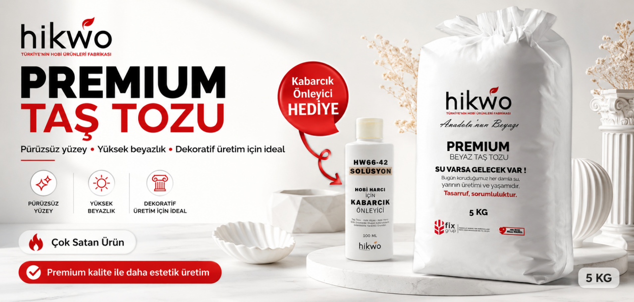 Hikwo  Profesyonel Dökümler İçin Ekstra Beyaz