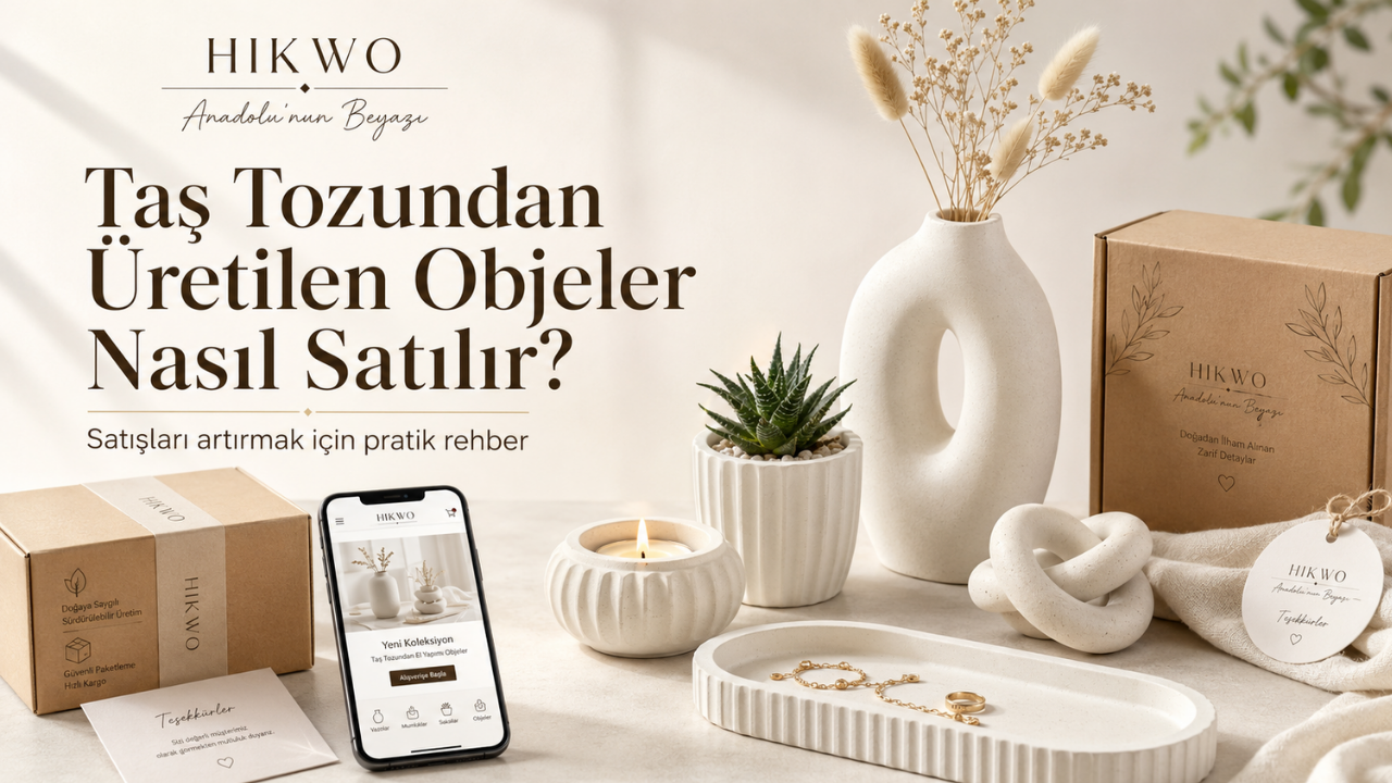 TAŞ TOZUNDAN ÜRETTİĞİNİZ ÜRÜNLERİ NASIL SATARSINIZ?