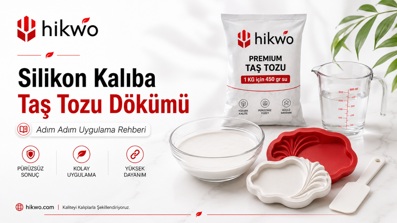 Silikon Kalıba Taş Tozu Dökümü Nasıl Yapılır? Adım Adım Uygulama Rehberi