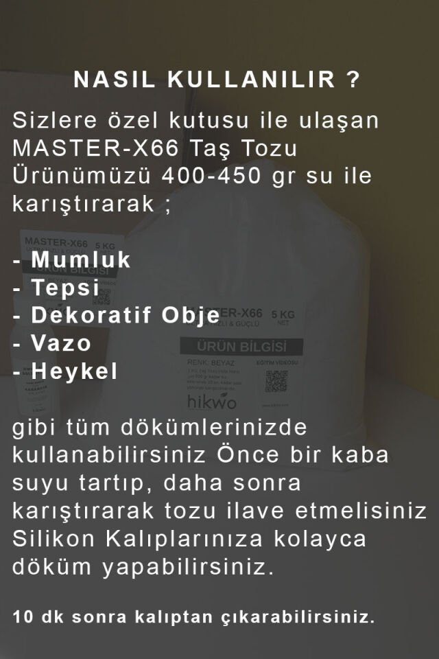 Master-X66 Yeni Nesil Ultra Güçlü Taş Tozu - Hobi Harcı
