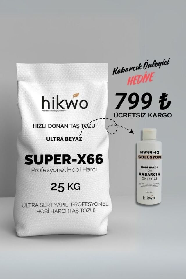 Ultra Sert SUPER-X66 Hobi Harcı – Taş Tozu – Hobi Alçısı