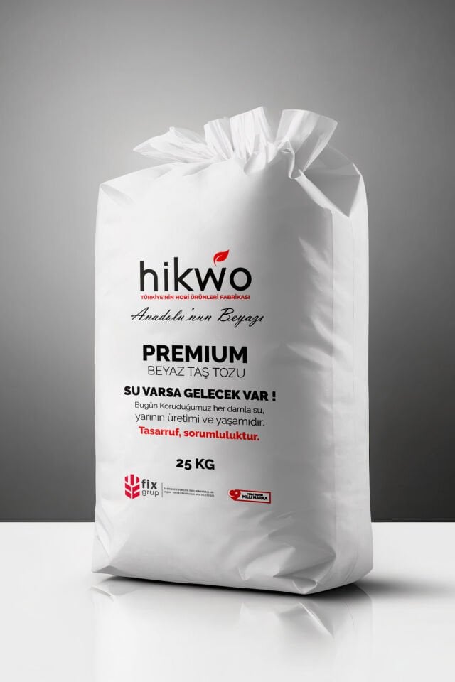 Premium Taş Tozu - Porselen Taş Tozu - Hobi Harcı - Taş Tozu Beyaz