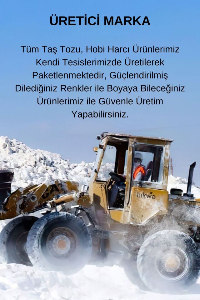 HW-66 Ultra Güçlü Yeni Nesil Hobi Harcı – Taş Tozu – Hobi Alçısı