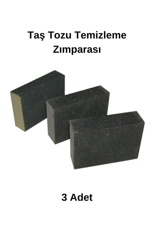 Taş Tozu Temizleme Zımparası 3 Adet