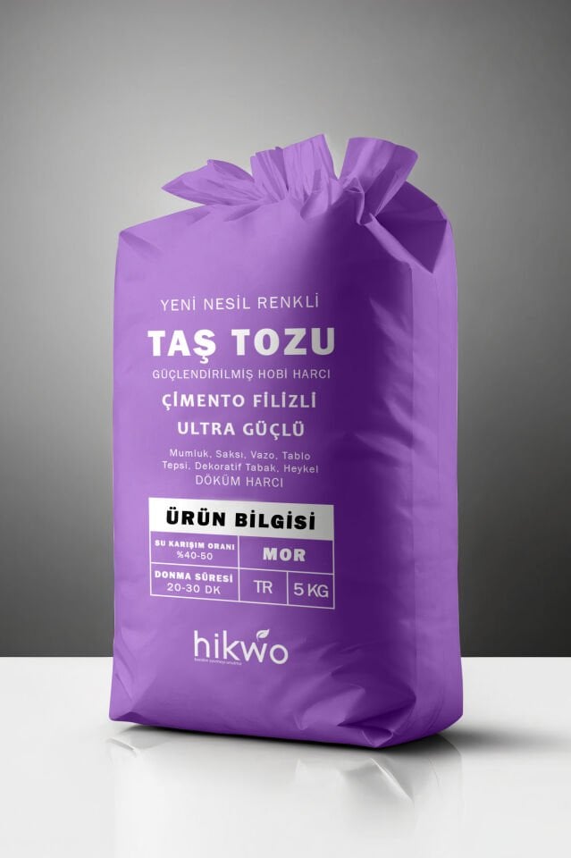 Mor Taş Tozu - Renkli Taş Tozu