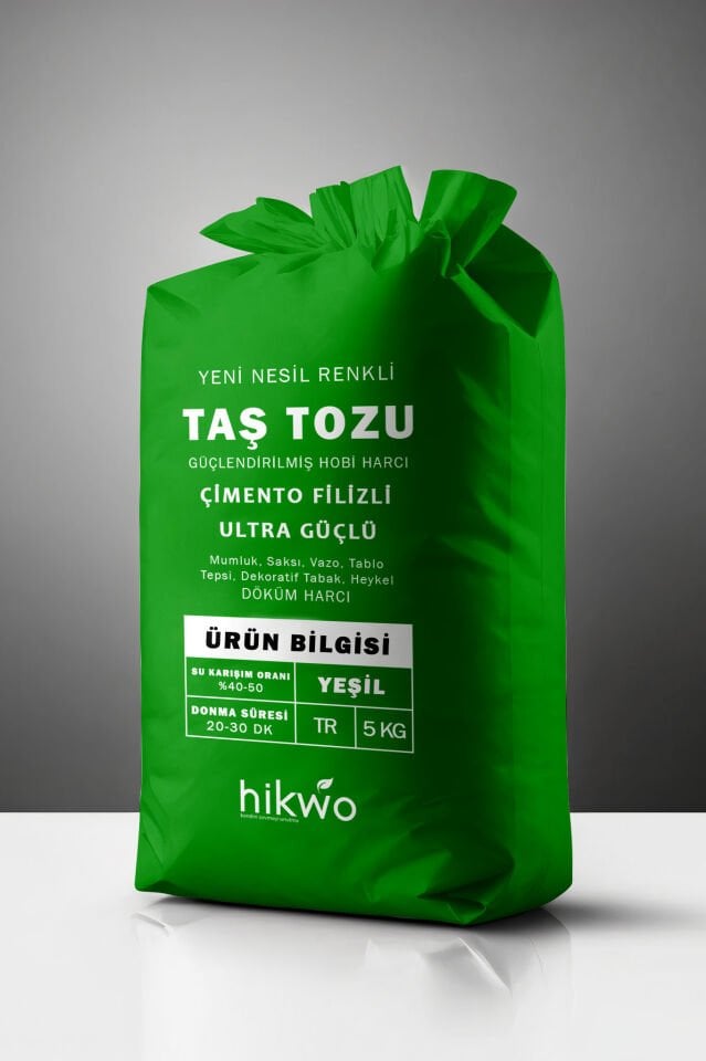 Yeşil Taş Tozu - Renkli Taş Tozu