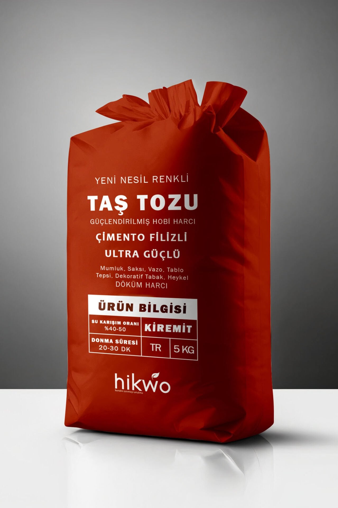 Kiremit Taş Tozu - Renkli Taş Tozu