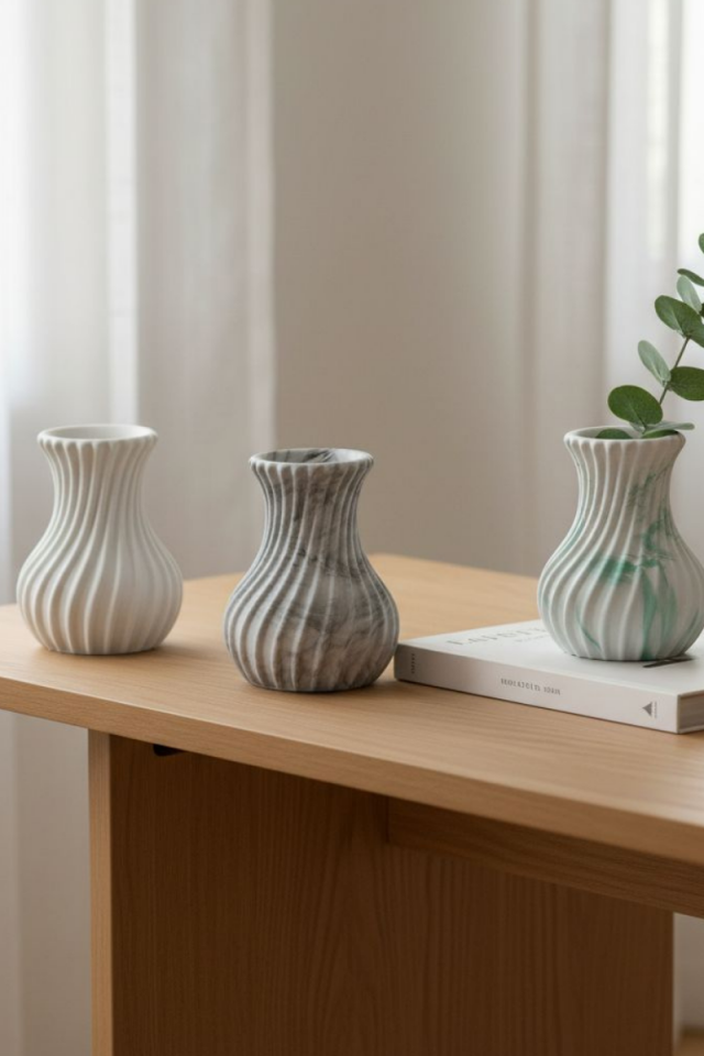 Taş Tozu Kalıbı - Silikon Kalıp - Alçı Kalıbı - Vazo Kalıbı V543