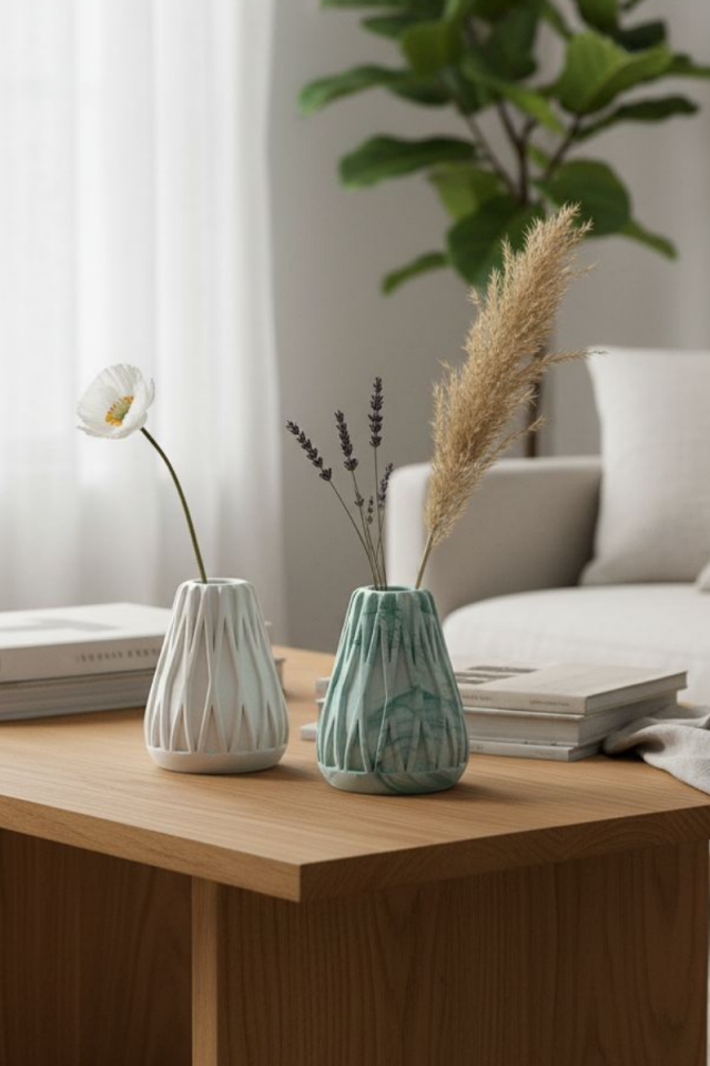 Vazo Silikon Kalıp - Taş Tozu Kalıbı - Alçı Kalıbı V234