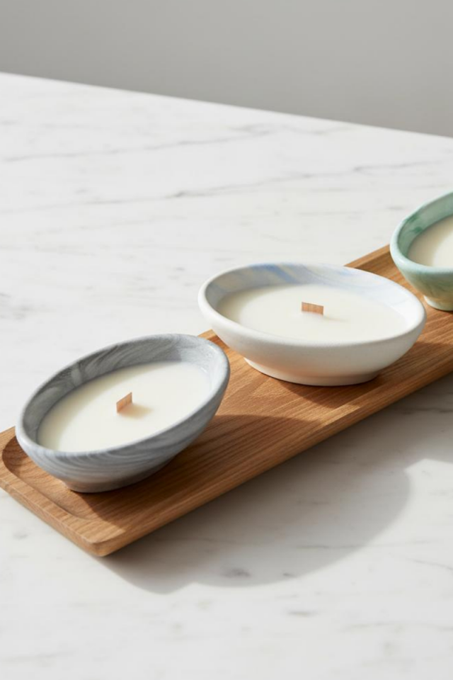 Mumluk Silikon Kalıbı - Dekoratif Kase Kalıbı - Mum Kalıbı - M344