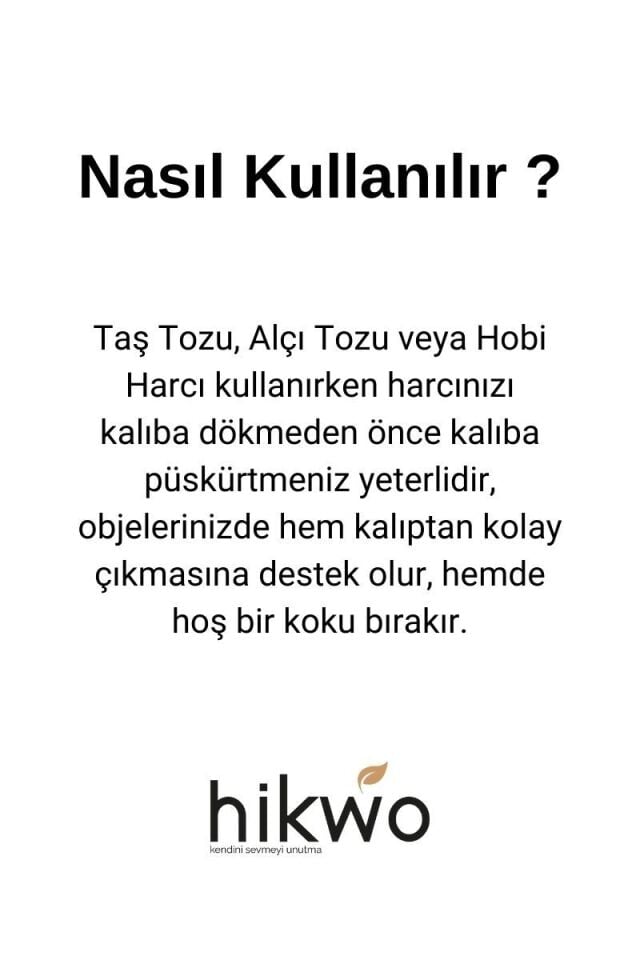 Taş Tozu Kalıp Ayırıcı ve Koku Verici Sprey 100 ML