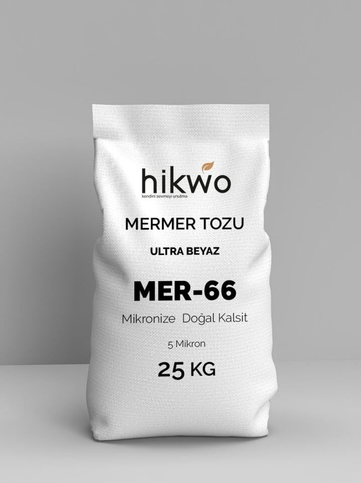 5 Mikron Kalsit - Mermer Tozu 25 KG