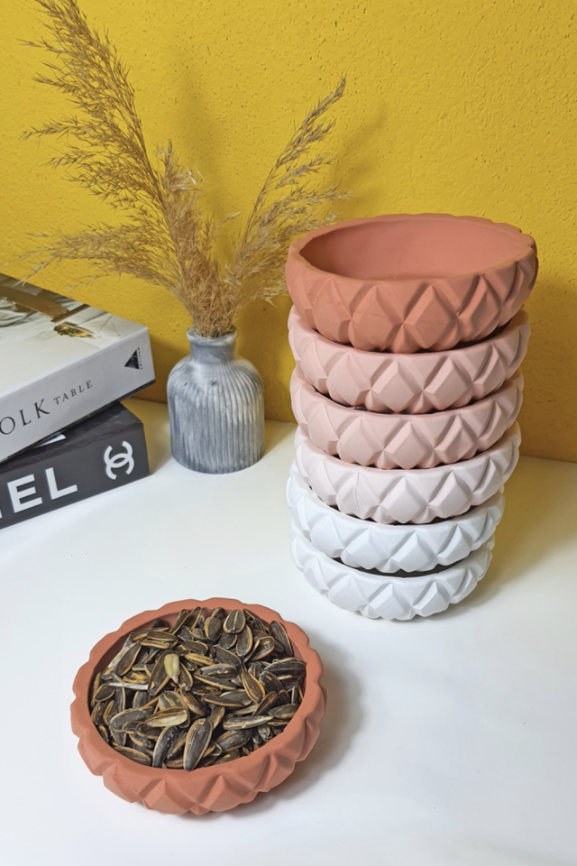 Çerezlik ve Dekoratif Tabak Silikon Kalıbı