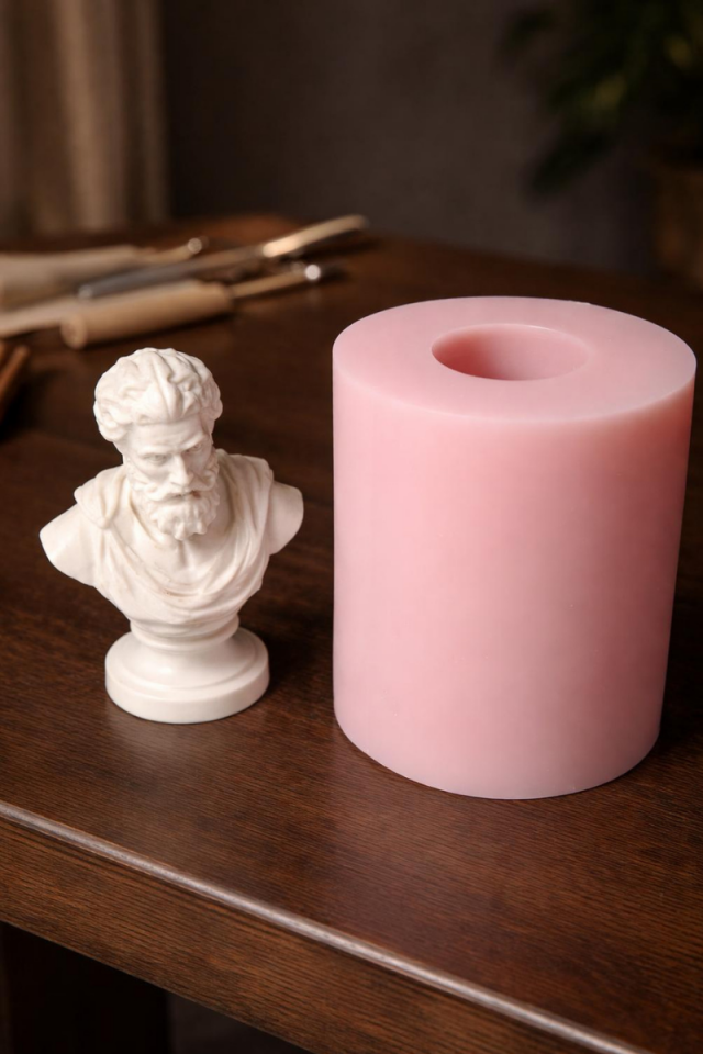 Zeus Heykeli Silikon Kalıbı - Taş Tozu Kalıbı - Mitolojik Heykel H5478