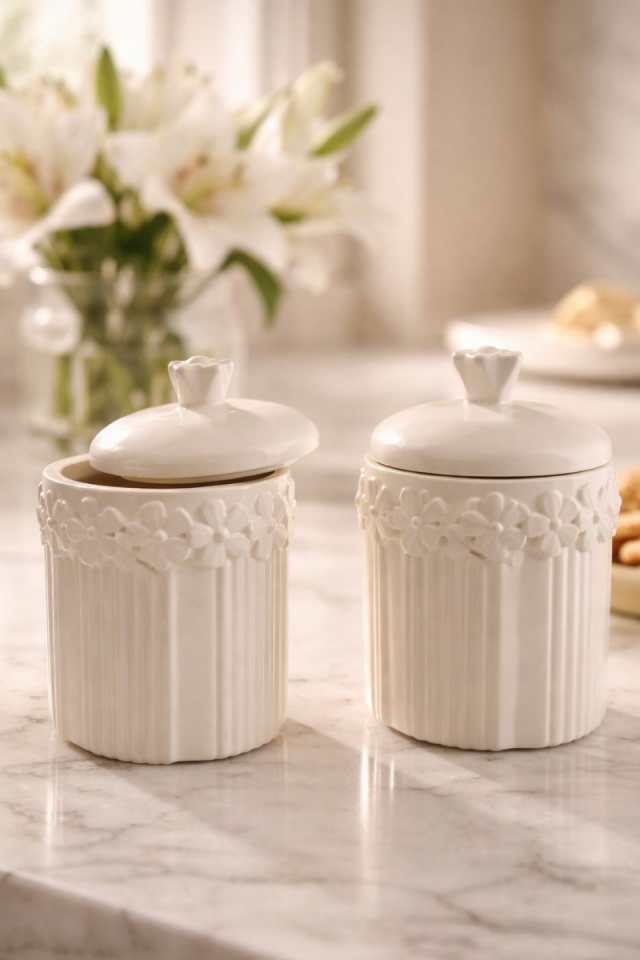 Kapaklı Saklama Kabı Silikon Kalıbı - Taş Tozu Kalıbı T6654