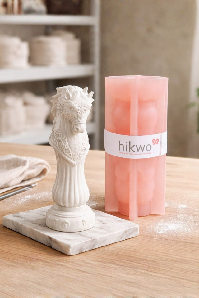 Biblo At Silikon Kalıp -  Taş Tozu Kalıbı - Döküm Kalıbı A422