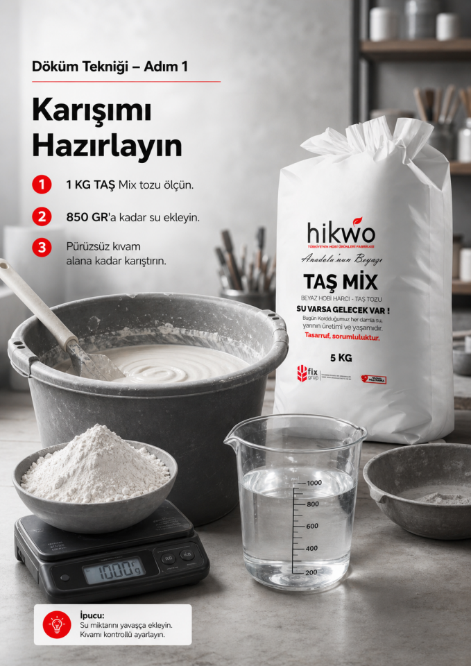 Taş Mix Profesyonel Hobi Harcı - Taş Tozu – 30 KG