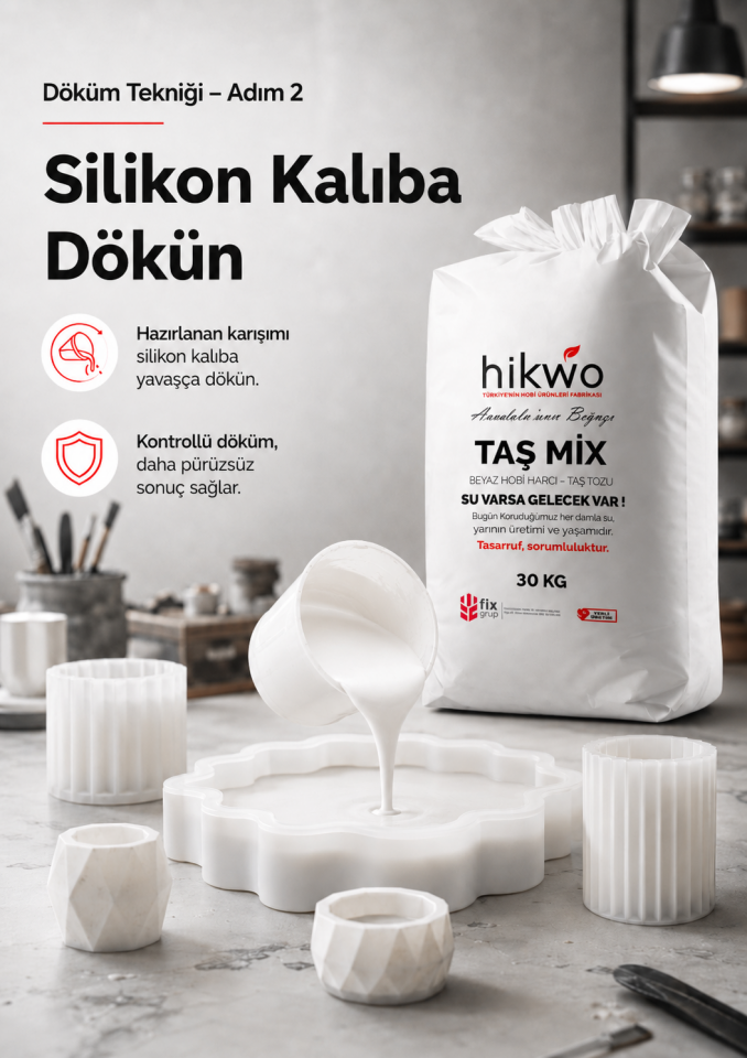 Taş Mix Profesyonel Hobi Harcı - Taş Tozu – 30 KG