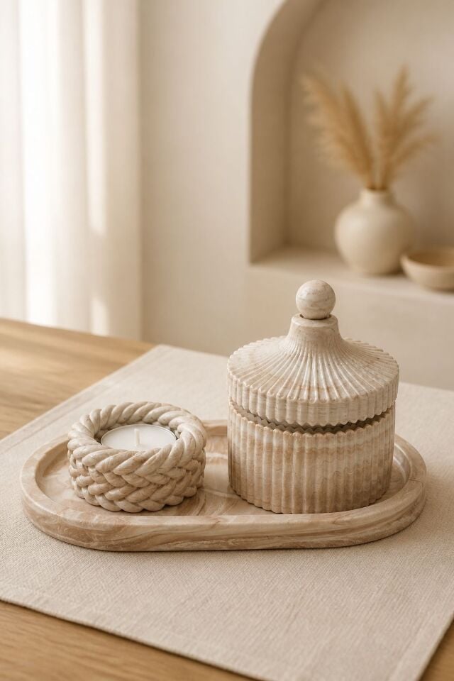 Premium 25 KG x 1 KG'lik Pakette Taş Tozu - Beyaz