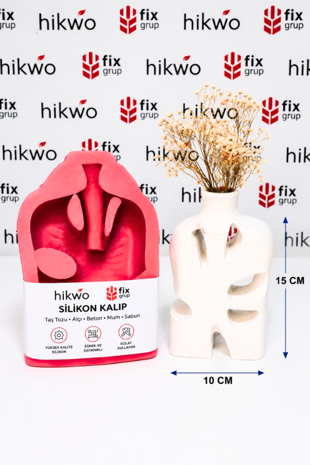 Dekomat Dekoratif Vazo Silikon Kalıbı - Taş Tozu Kalıbı T54574
