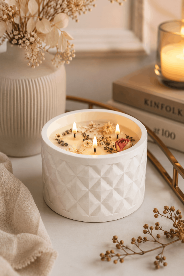 Modes Mumluk Silikon Kalıbı - Taş Tozu Kalıbı T25323
