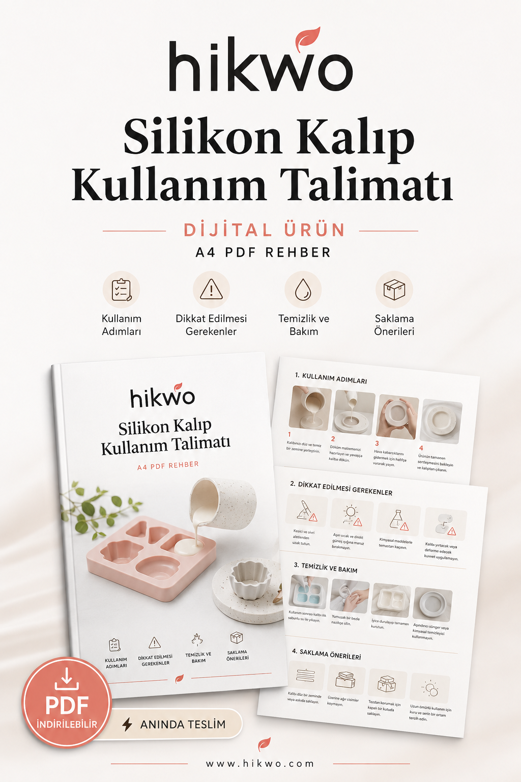 Silikon Kalıp Kullanım Talimatı - ÜCRETSİZ Silikon Kalıp Kullanım Rehberi