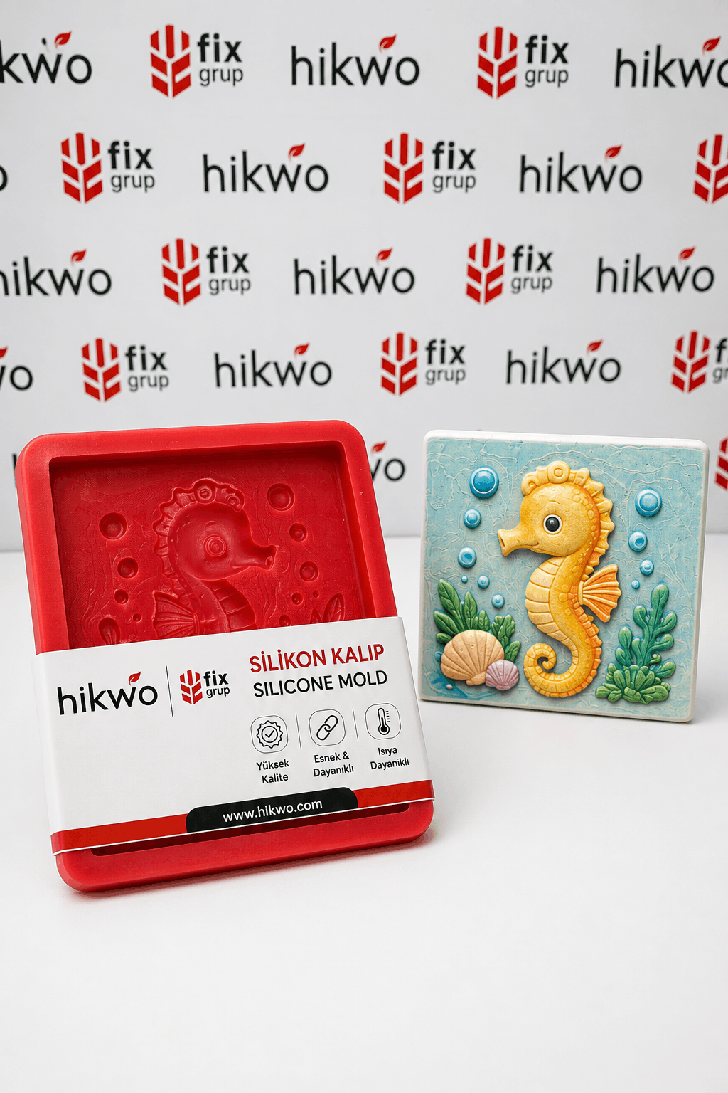 Deniz Atı Boyama Objesi Silikon Kalıp - Etkinlik Kalıbı  15 CM - Taş Tozu Kalıbı T45753