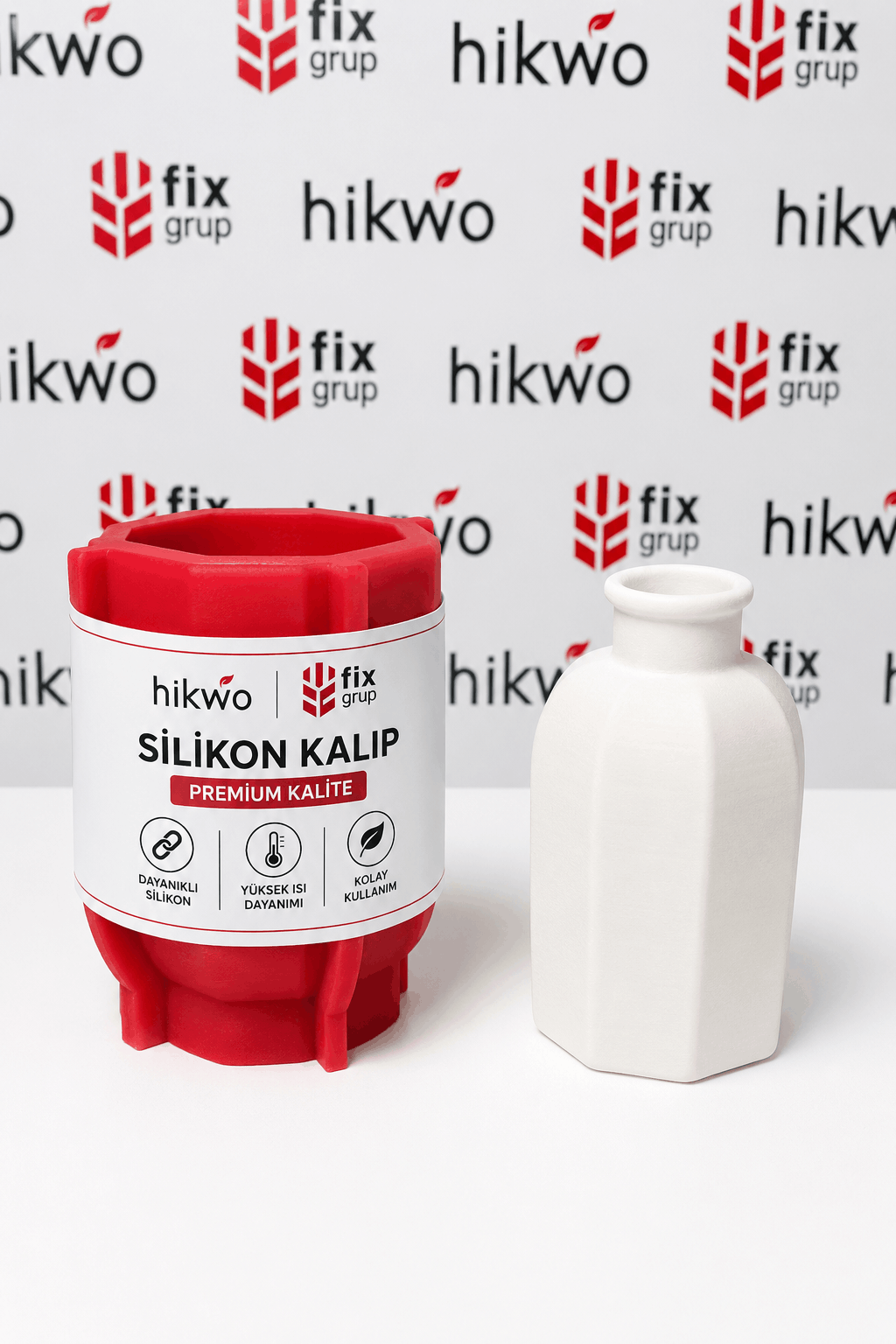 Bella Vazo Dekoratif Vazo Silikon Kalıp 13 CM - Taş Tozu Kalıbı T67533