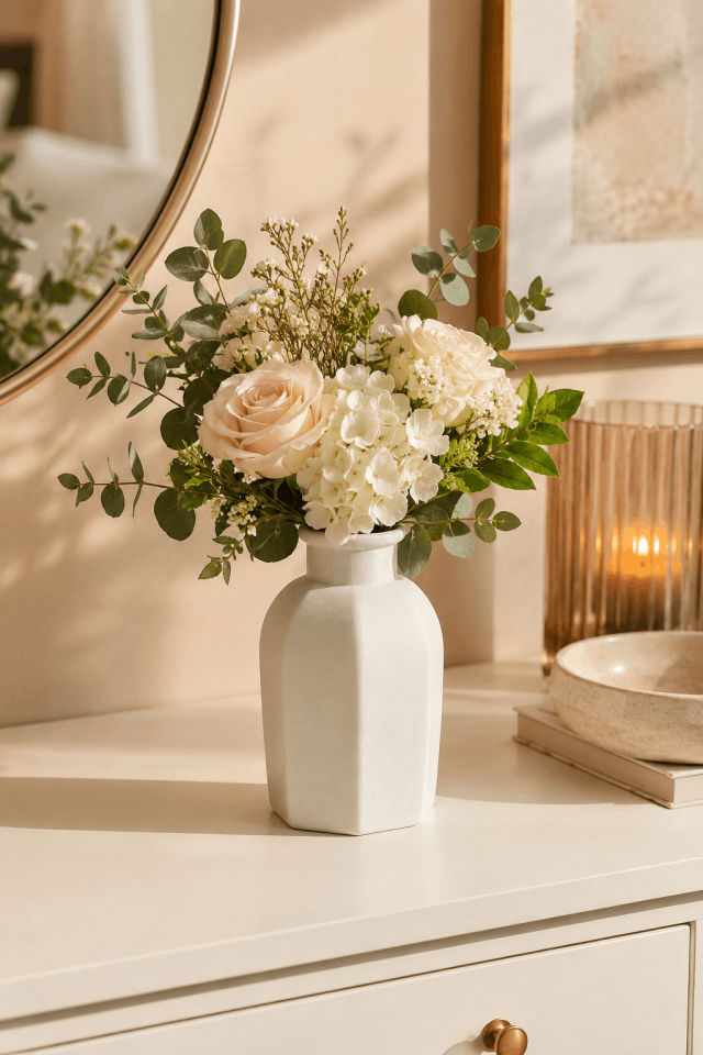 Bella Vazo Dekoratif Vazo Silikon Kalıp 13 CM - Taş Tozu Kalıbı T67533