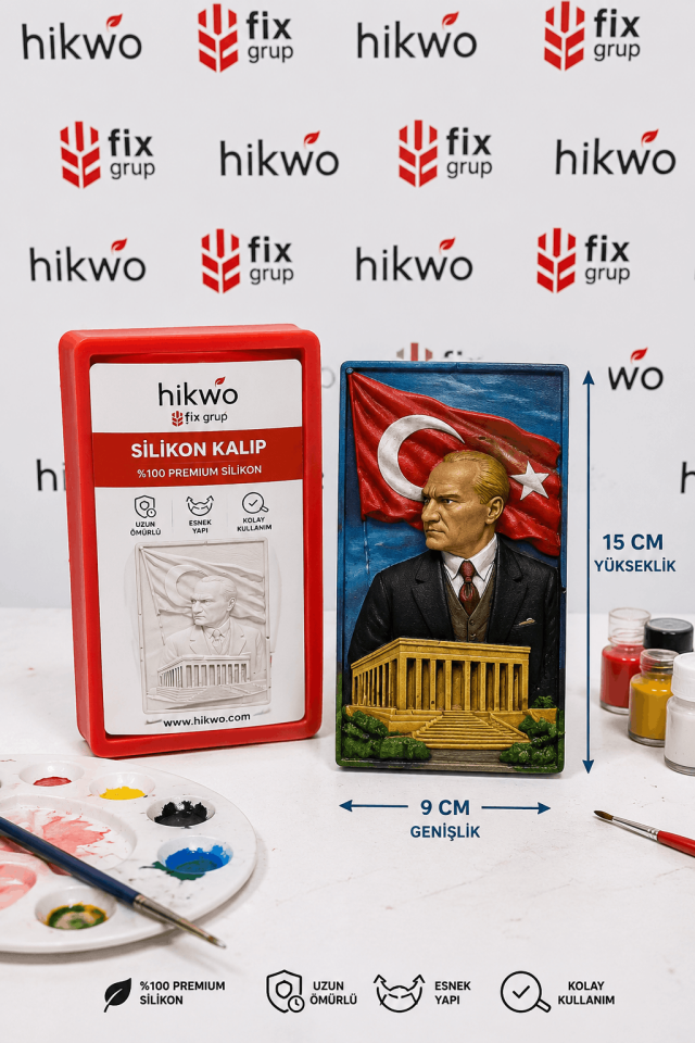 Atatürk ve Anıtkabir Etkinlik Kalıbı Silikon Kalıp - Taş Tozu Kalıbı T64011