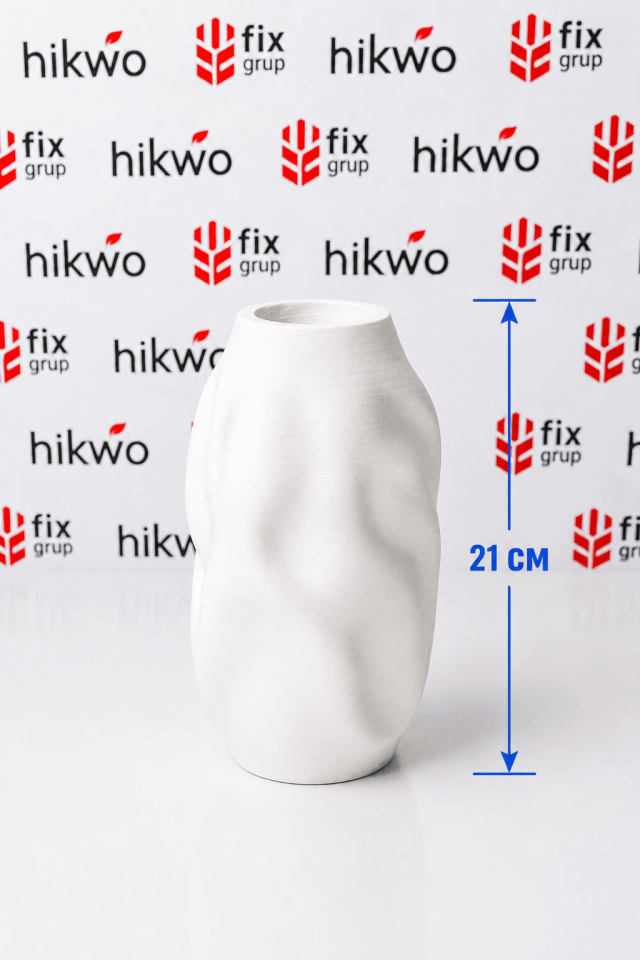 Premium Büyük Boy Vazo Tasarımı Silikon Kalıp 21 CM - Taş Tozu Kalıbı T54432