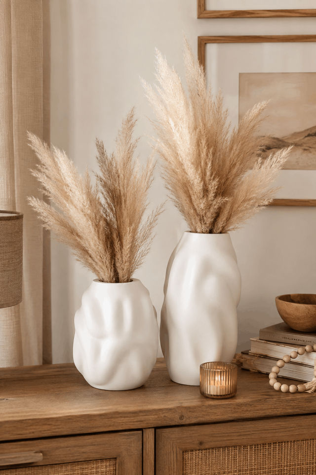 Premium Büyük Boy Vazo Tasarımı Silikon Kalıp 21 CM - Taş Tozu Kalıbı T54432