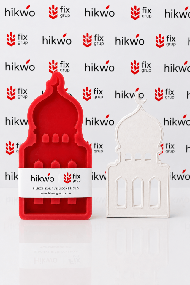 Hilal Cami Dekoratif Obje Silikon Kalıbı - Taş Tozu Kalıbı T54367