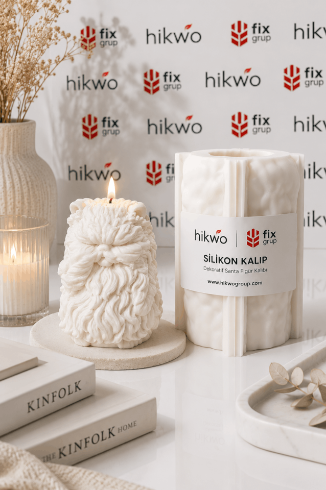 Üzgün Kedi Biblo ve Mumluk Silikon Kalıbı - Taş Tozu ve Mumluk Kalıbı T43653