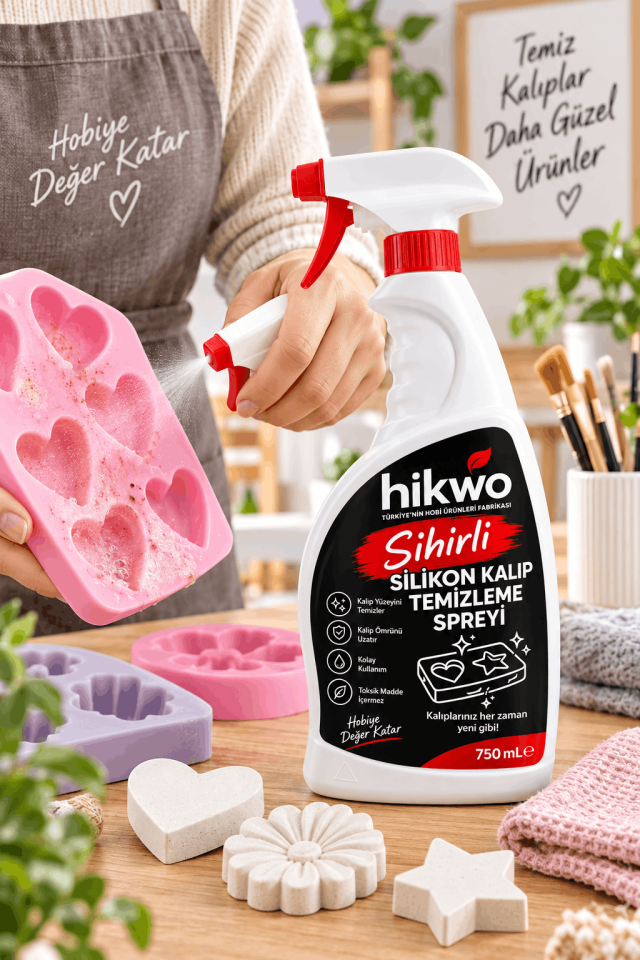 Sihirli Silikon Kalıp Temizleme Spreyi 750 ML - Taş Tozu Kalıbı Temizleme