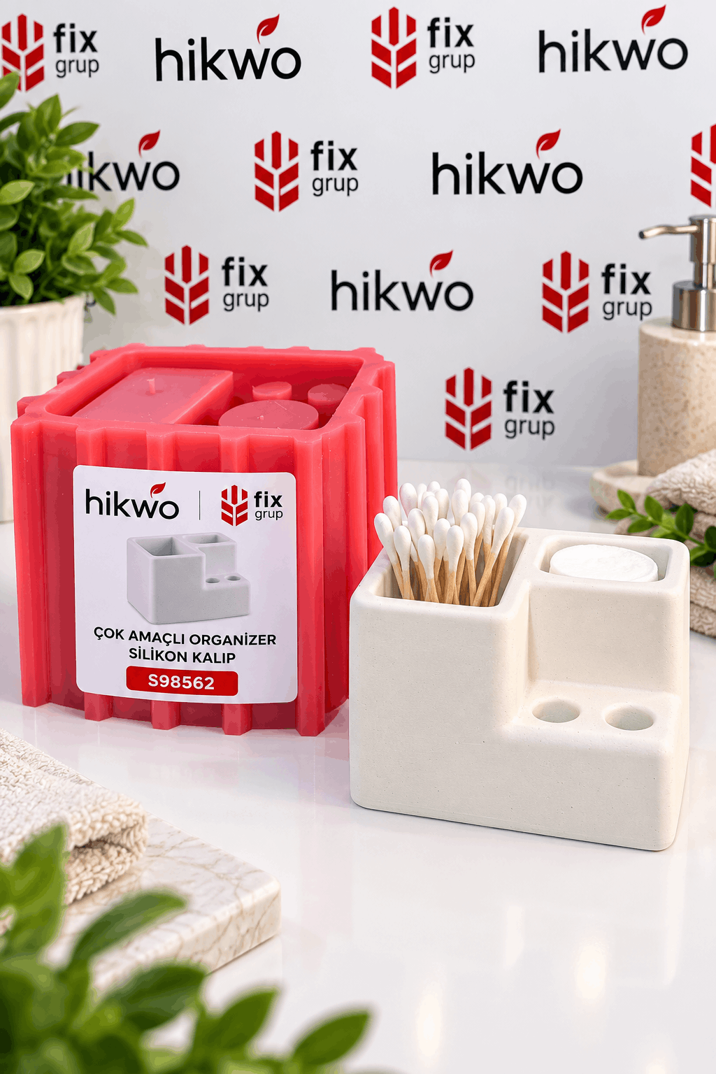 Çok Amaçlı Organizer Silikon Kalıbı - Taş Tozu Kalıbı T56332