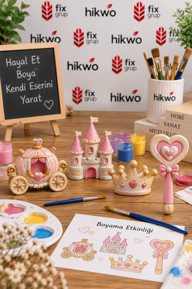 Peri Şatosu Boyama Silikon Kalıbı - Taş Tozu Kalıbı T55466