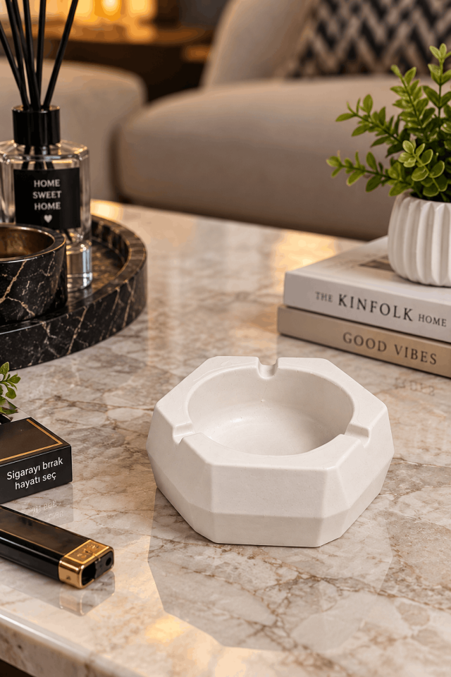 Geometrik Küllük Silikon Kalıp - Taş Tozu Kalıbı T64363