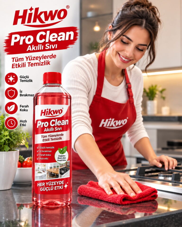 Hikwo Pro Clean Akıllı Sıvı Mutfak Banyo ve Genel Yüzey Temizleyici 1000 mL