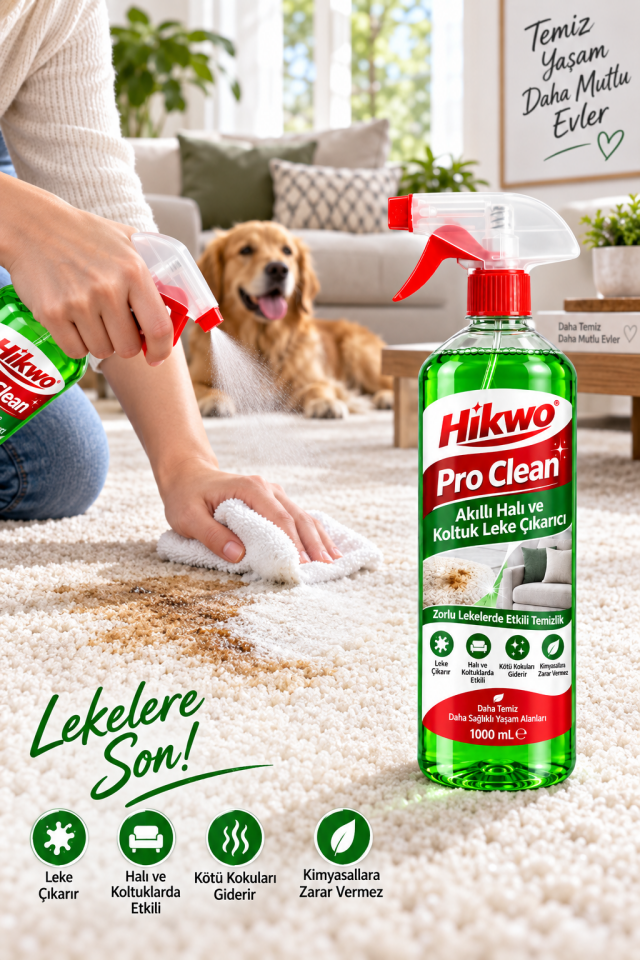 Pro Clean Akıllı Halı ve Koltuk Leke Çıkarıcı Sprey 1000 ML