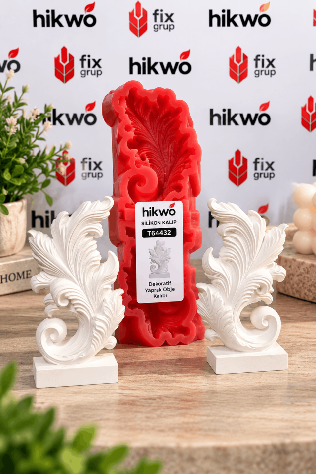Dekoratif Biblo Obje Silikon Kalıbı - Taş Tozu Kalıbı - T35444