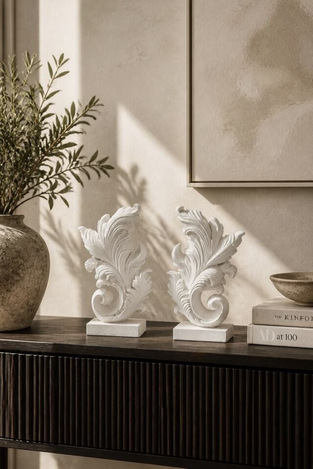 Dekoratif Biblo Obje Silikon Kalıbı - Taş Tozu Kalıbı - T35444