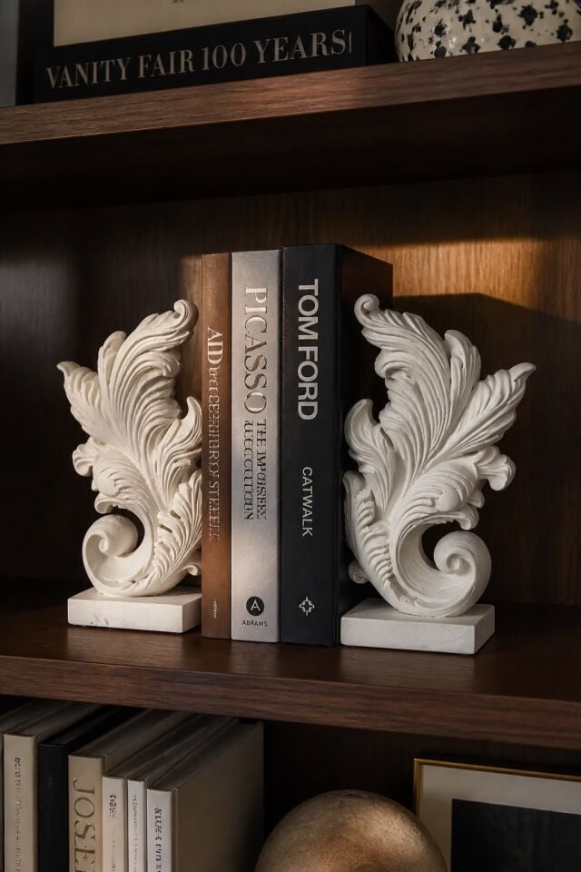 Dekoratif Biblo Obje Silikon Kalıbı - Taş Tozu Kalıbı - T35444